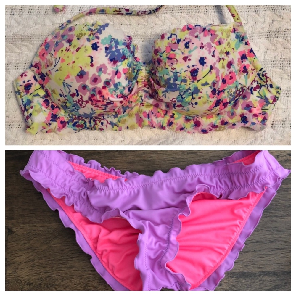 Victoria’s Secret Neon metallic Bikini